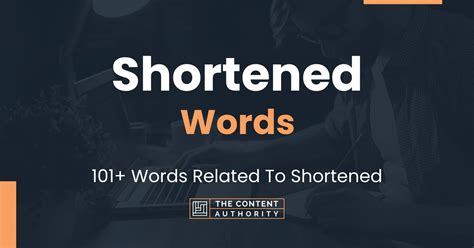 thickness shortened word